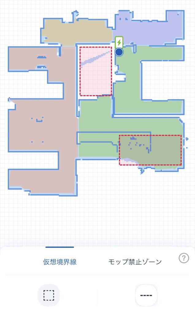 エコバックスDEEBOT N8 PRO+マップ