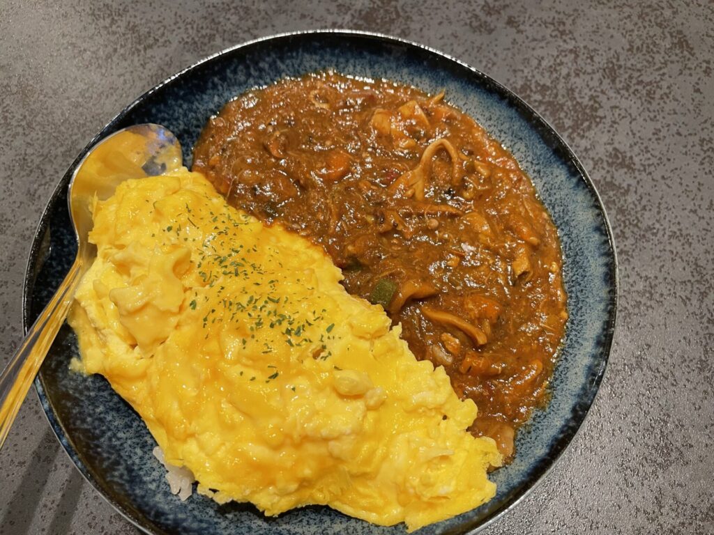 スクランブルエッグカレー