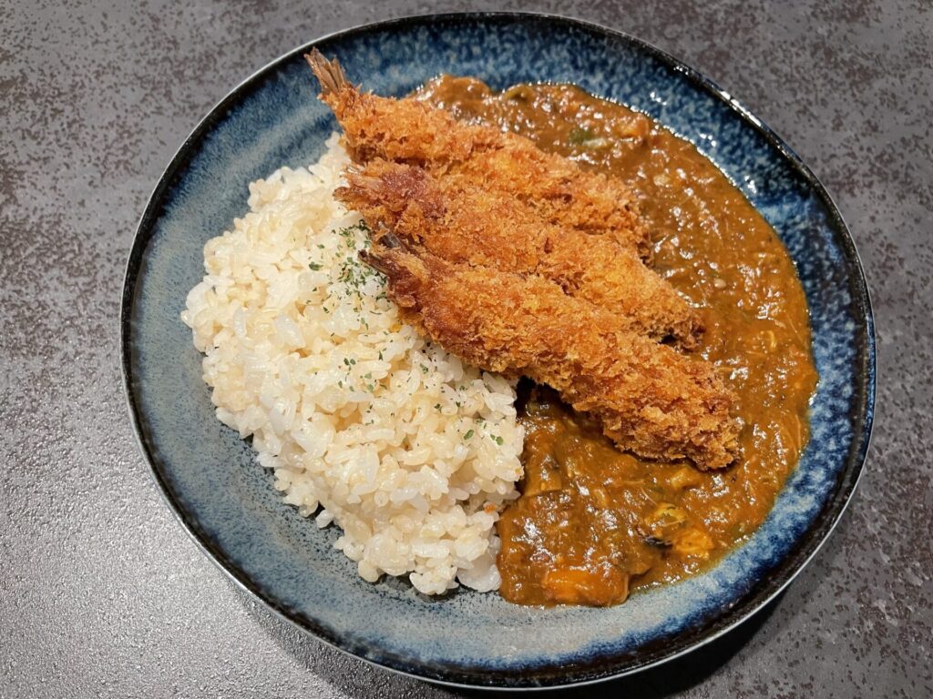 エビフライ無水カレー